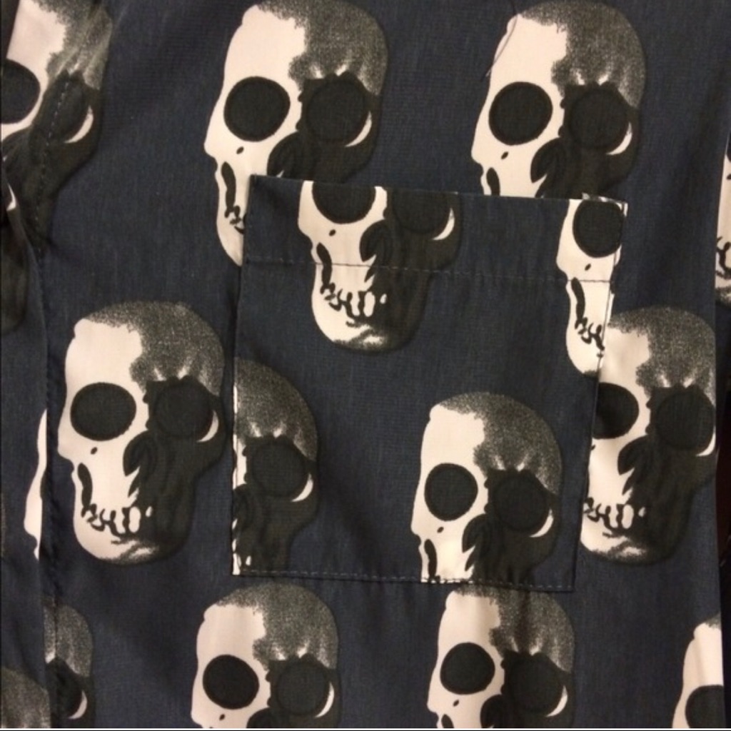 Skull Button Down